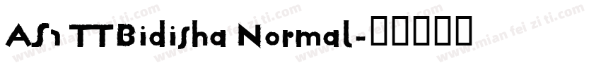 AS1 TTBidisha Normal字体转换